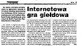 Internetowa gra gieldowa Tygodnik Nadwislanski 2008-09-18